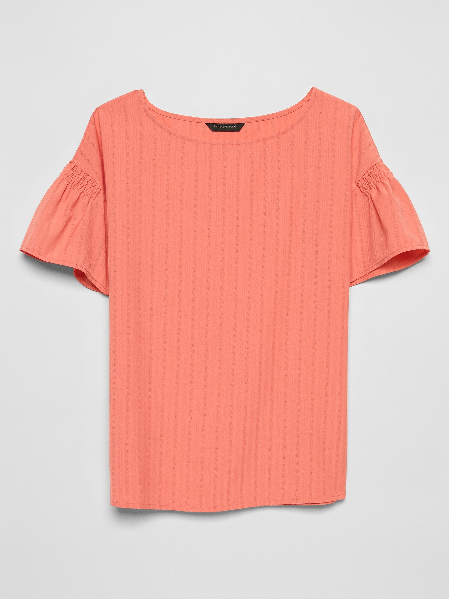 Textured Flutter Sleeve Top | Banana Republic Factory
