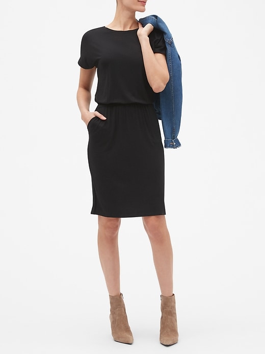 Black T Shirt Shift Dress