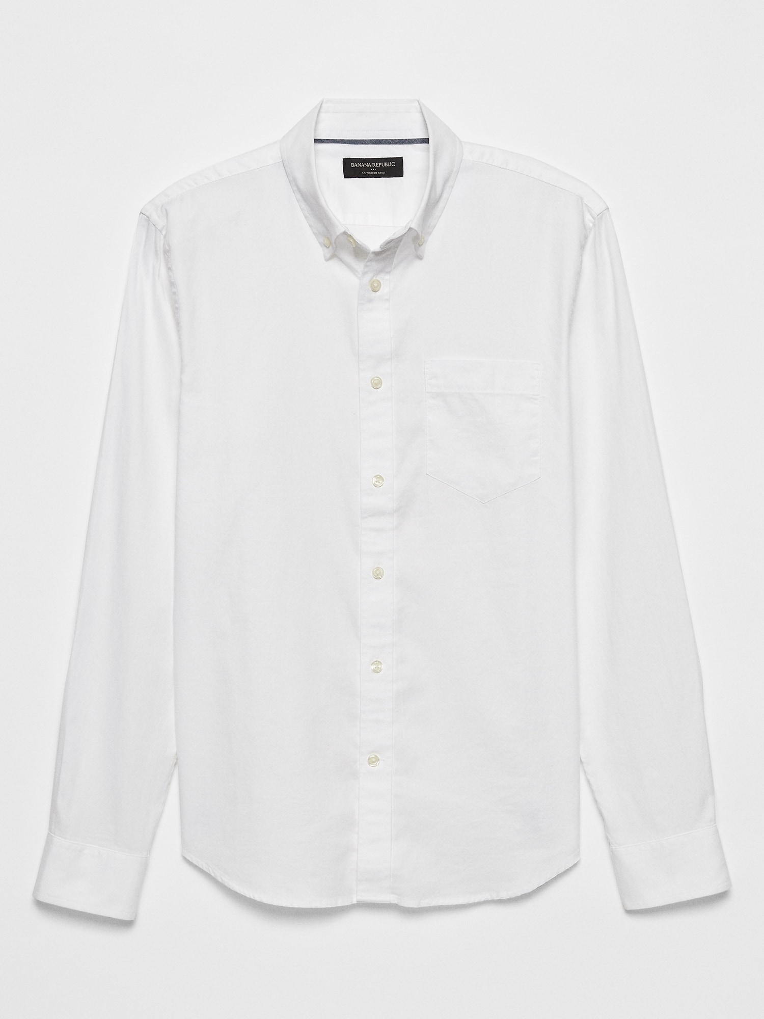 black slim fit oxford shirt