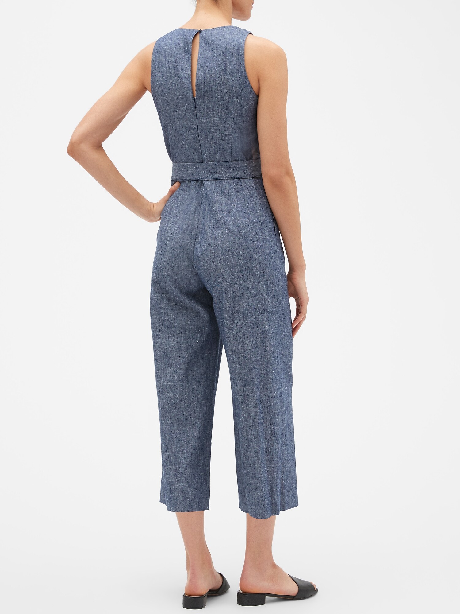 Petite Crop Jumpsuit Banana Republic Factory