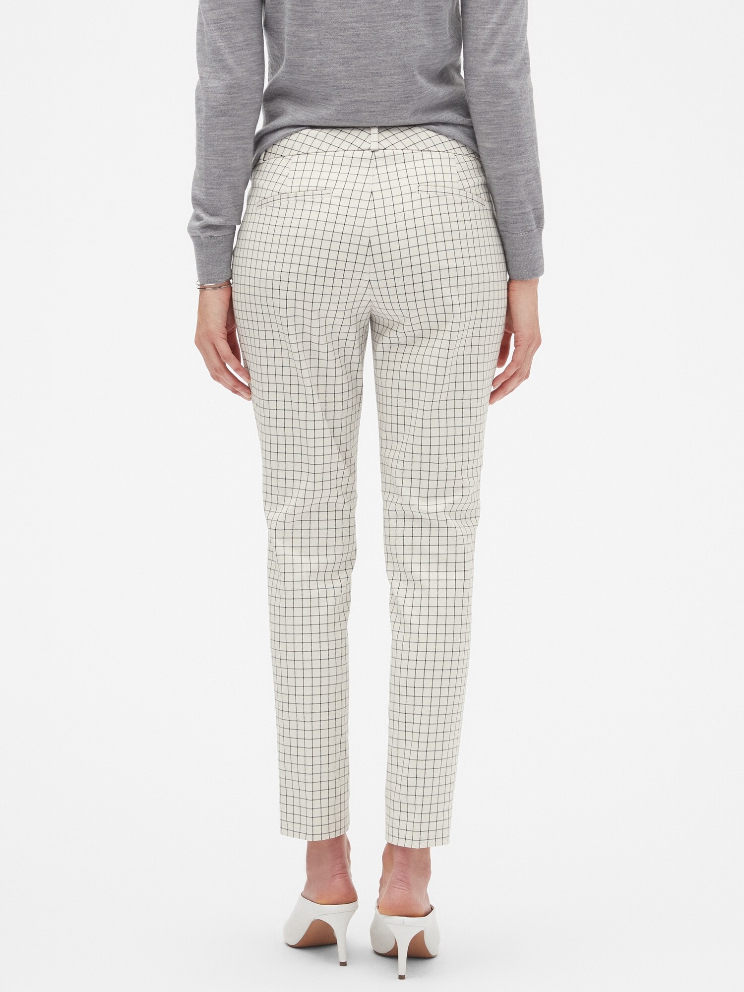 Connexion Ankle Pants Relax Pants Print Windowpane