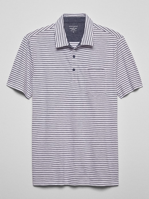 Quick Dry Stripe Polo Banana Republic Factory