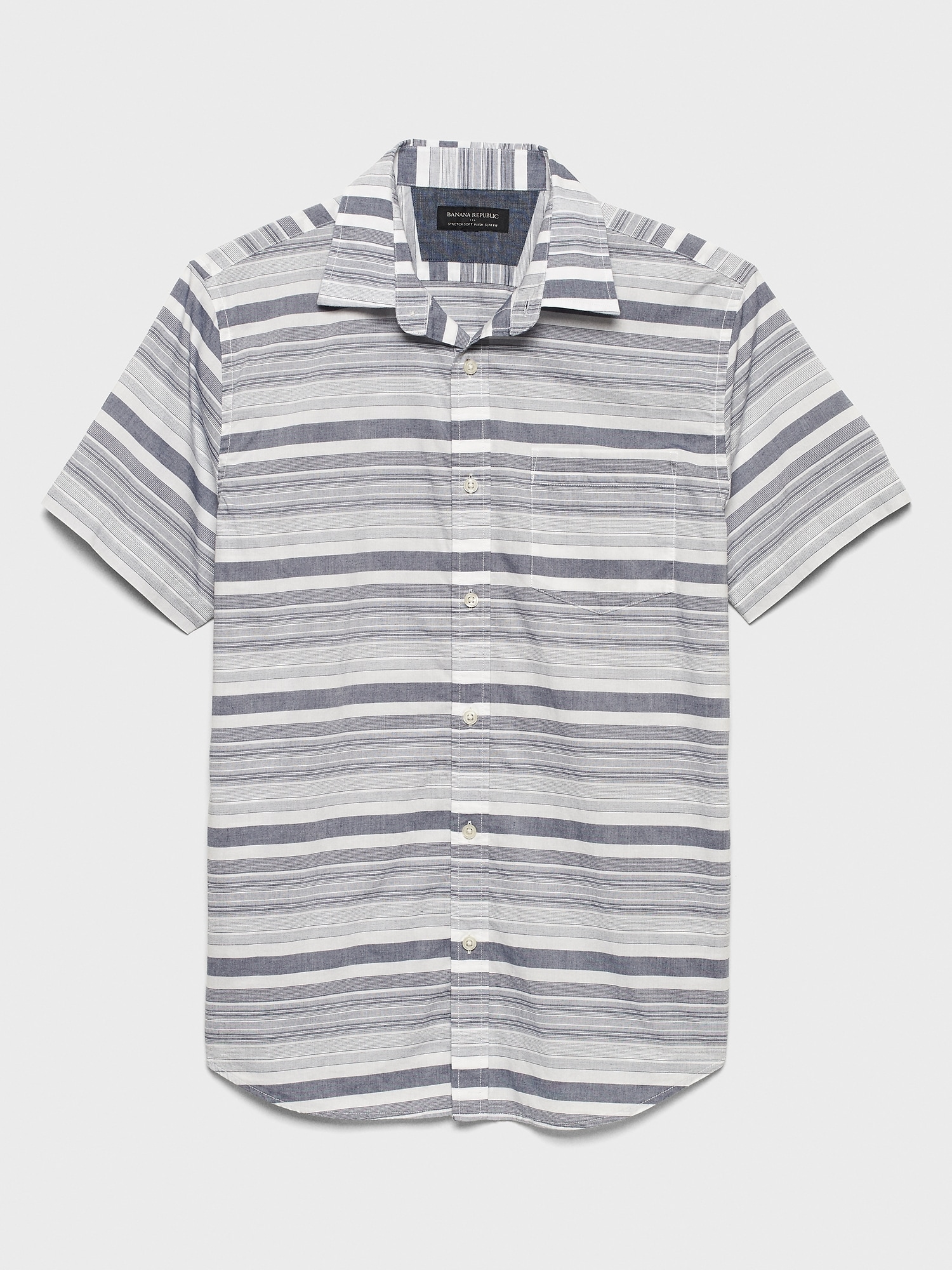 SlimFit SoftWash YarnDye Shirt Banana Republic Factory