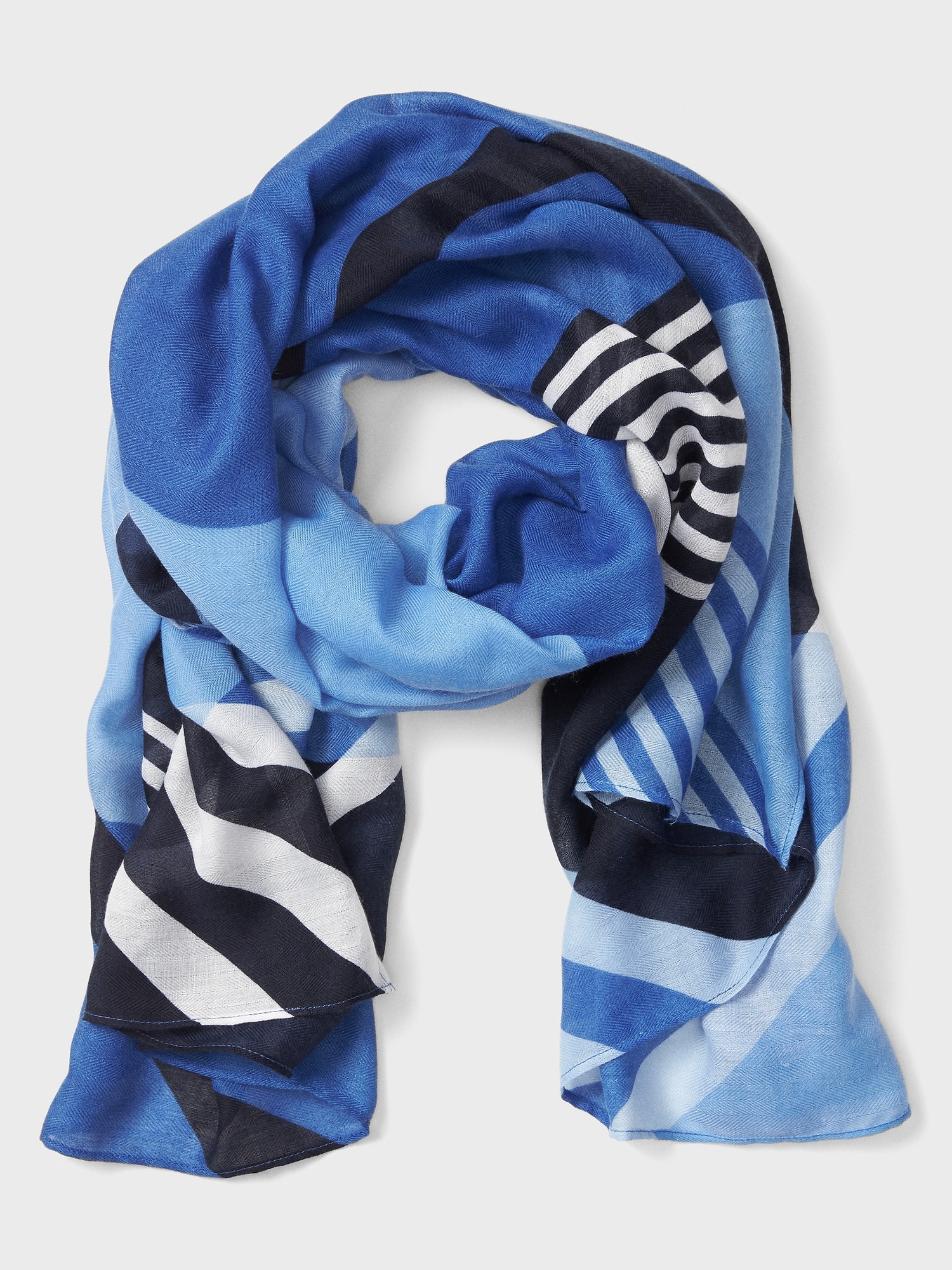 Lightweight Penny Stripe Scarf Banana Republic Factory