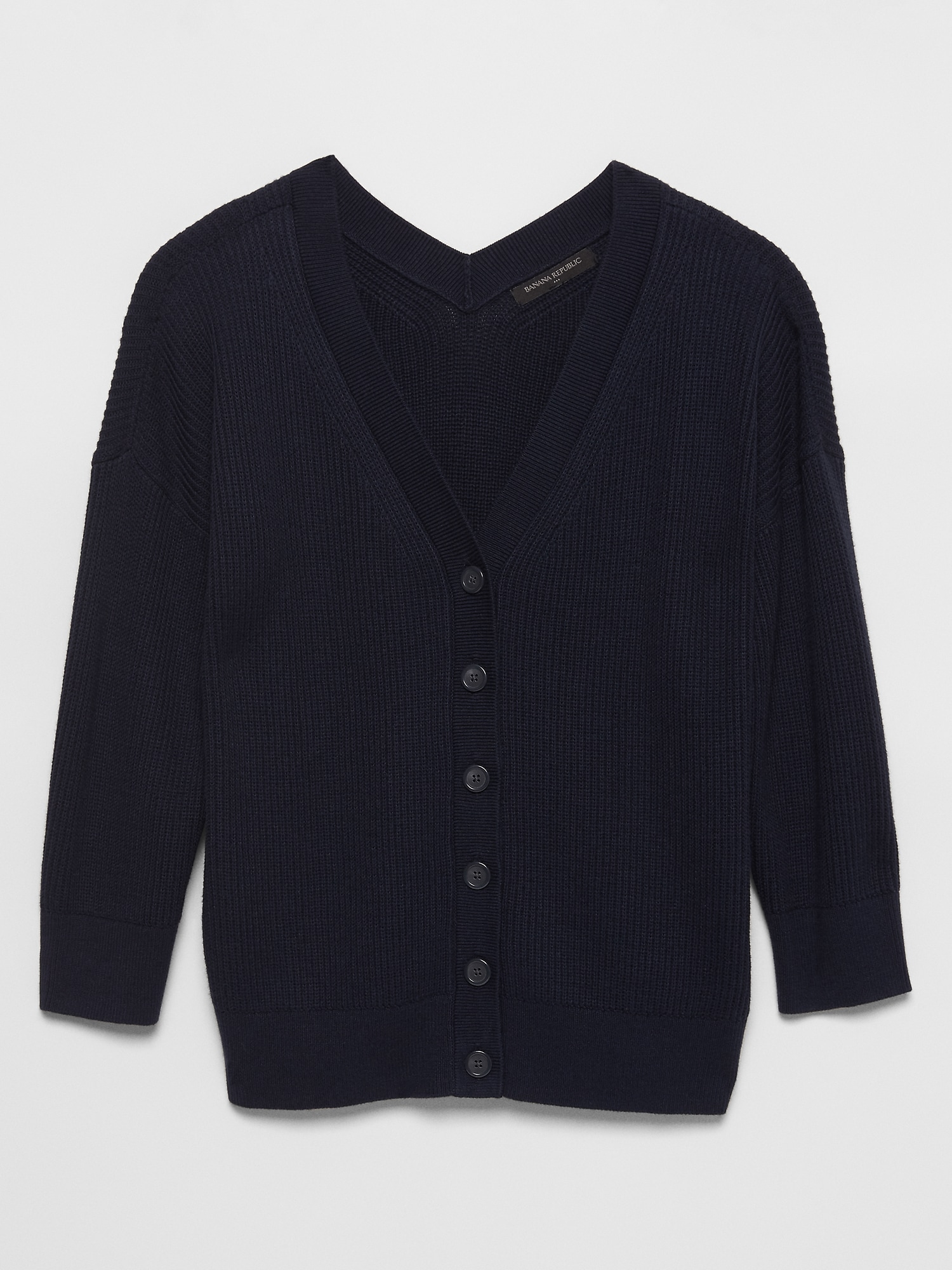 Button Up V-Neck Cardigan