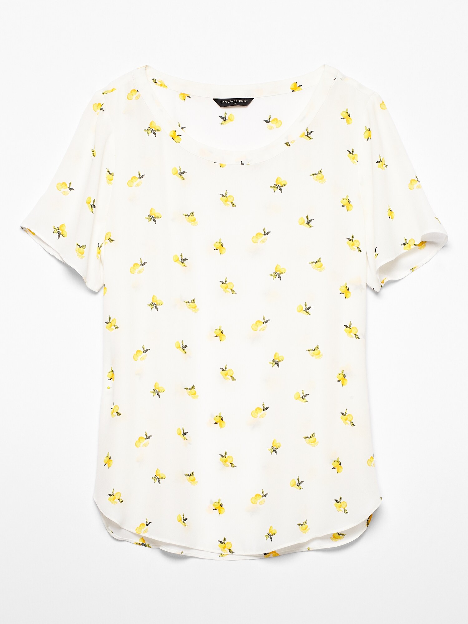 banana republic lemon shirt