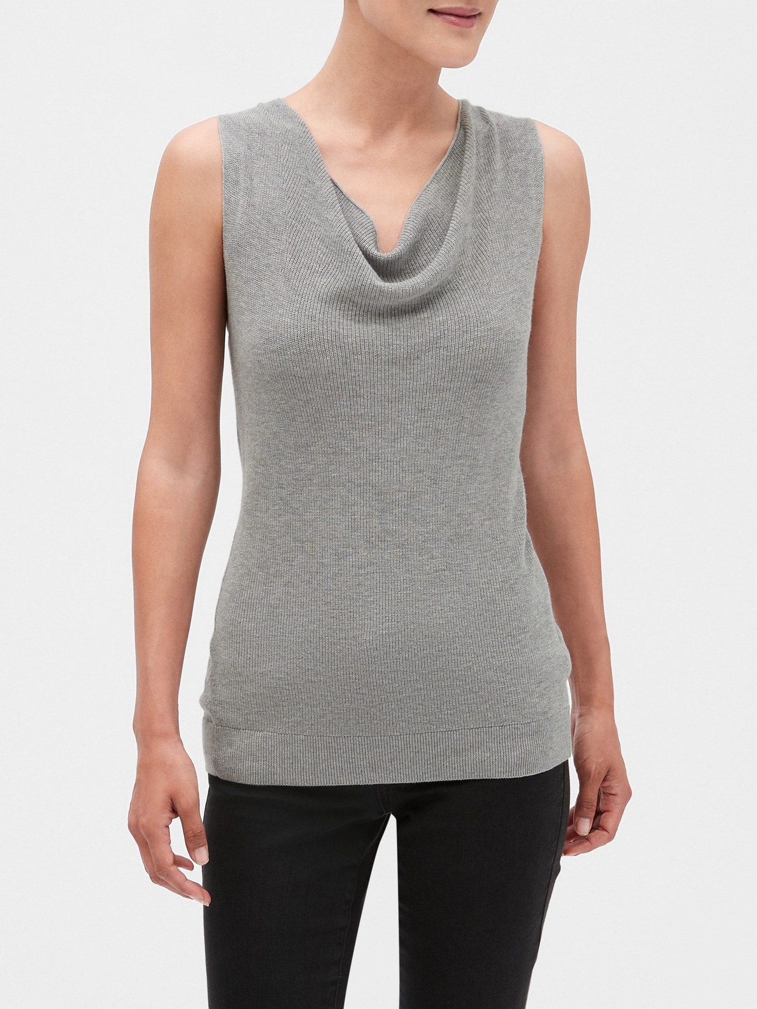 Cowl Neck Sweater Tank Banana Republic Factory
