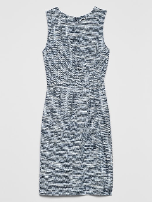Robe Banana Republic En Simili Cuir Et Tweed - Taille 10 - Neuf Avec étiquette (NWT) - Coupe Sheath