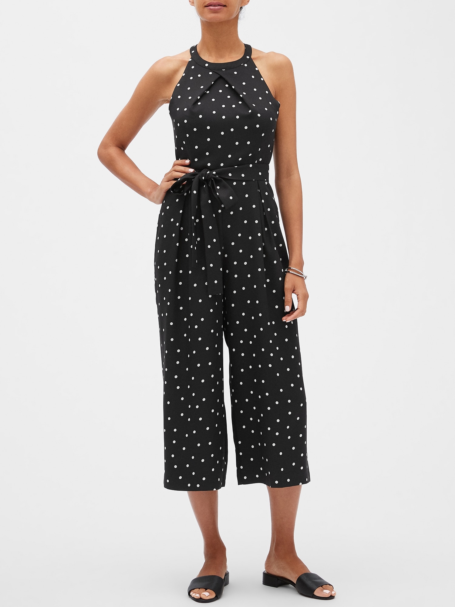 Petite Halter Jumpsuit Banana Republic Factory