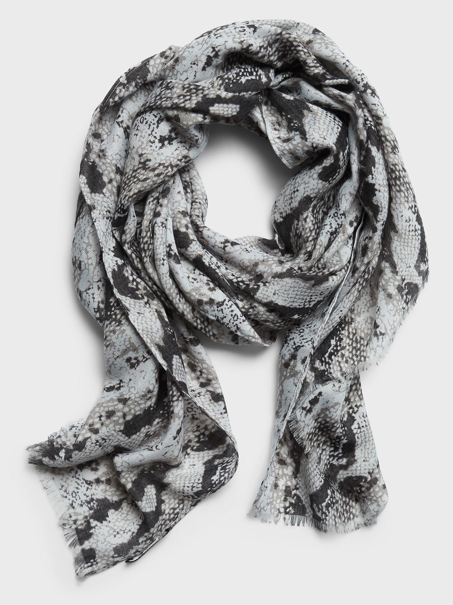 Snake Print Scarf Banana Republic Factory