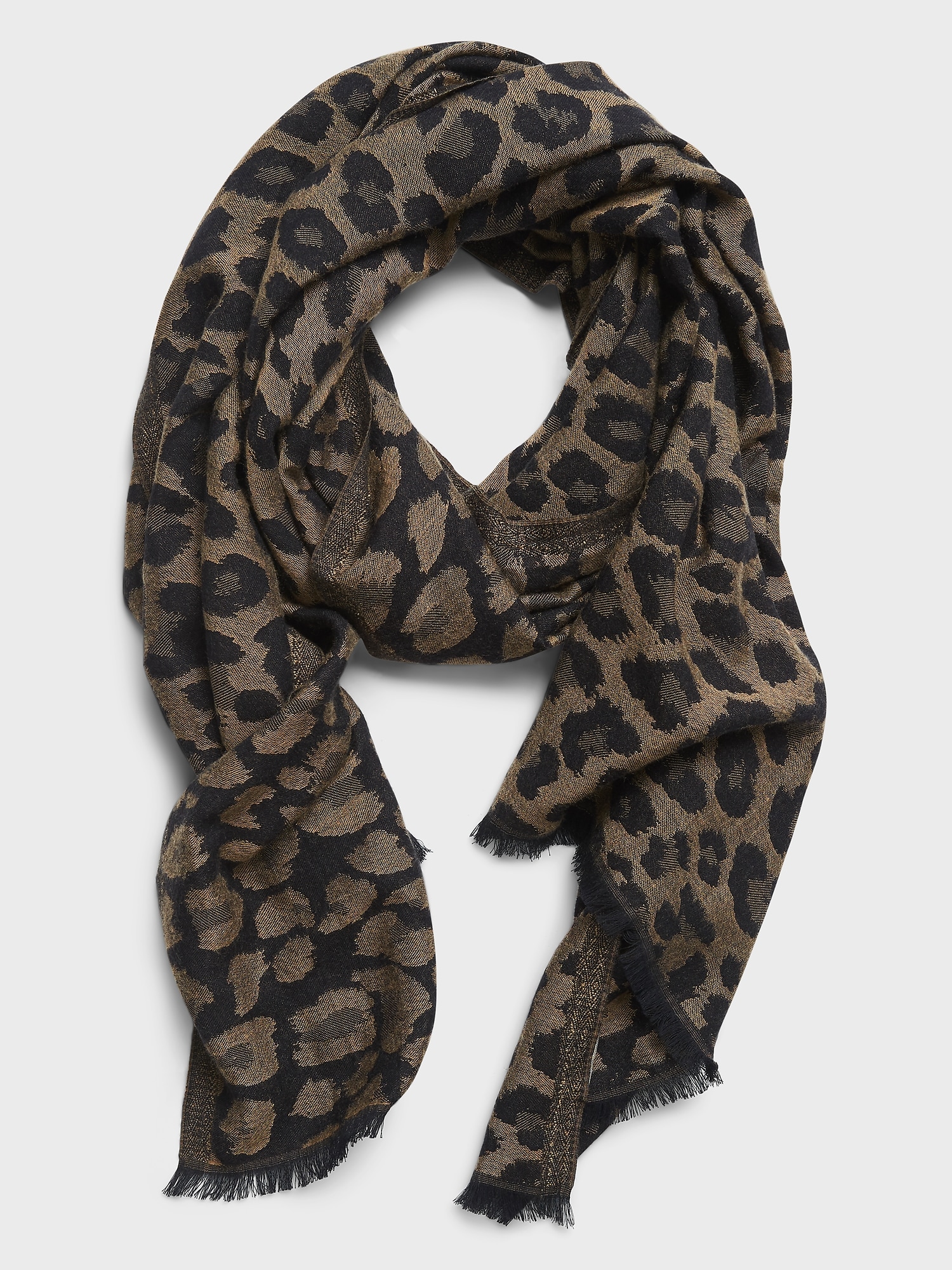 Leopard Print Scarf Banana Republic Factory