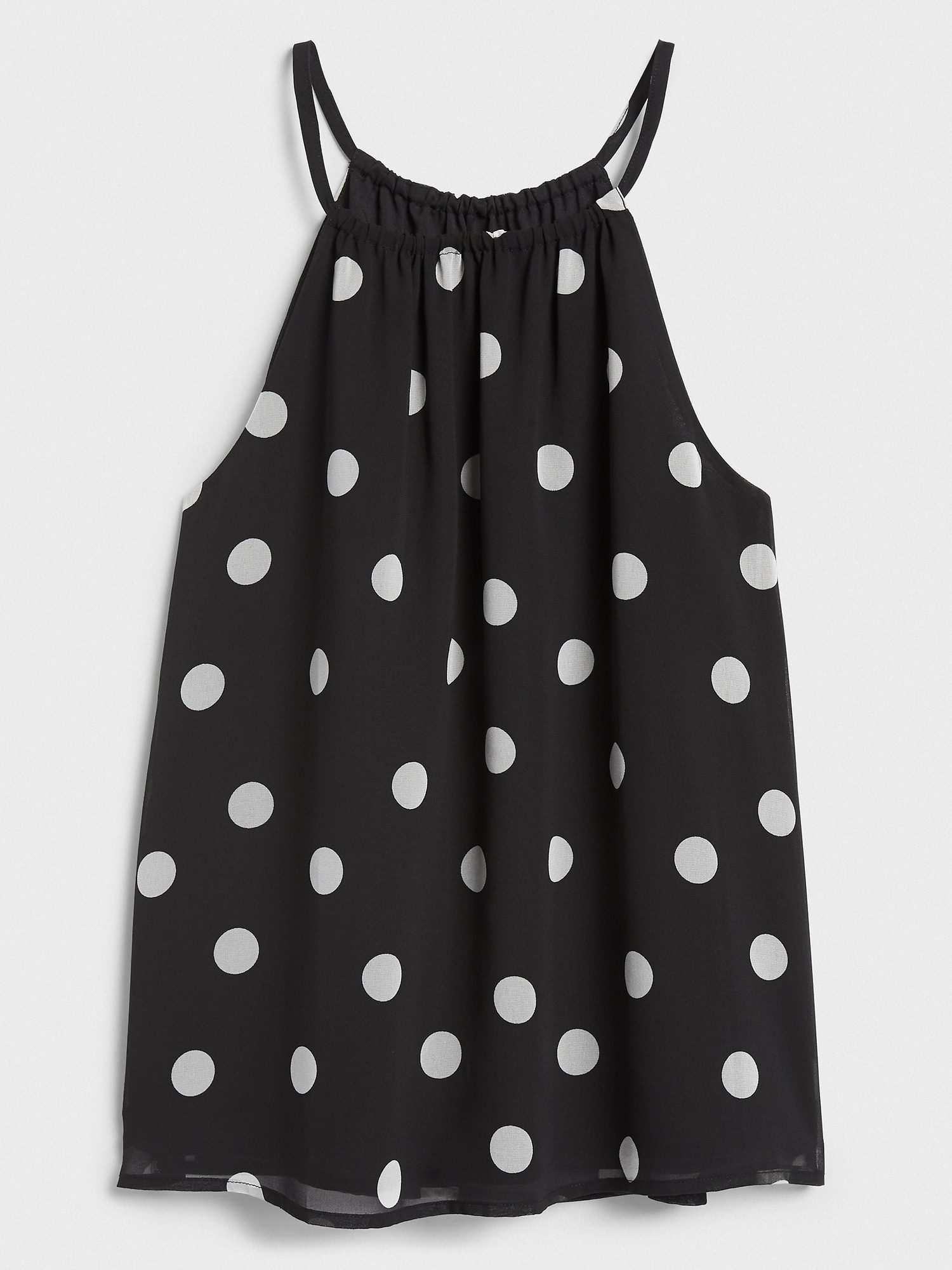 Dot Print Halter Top