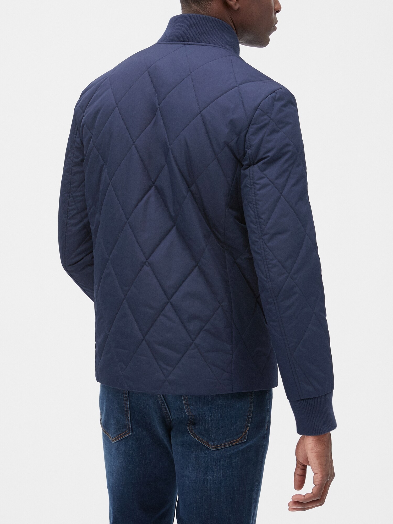 Quilted Bomber Jacket Banana Republic Factory