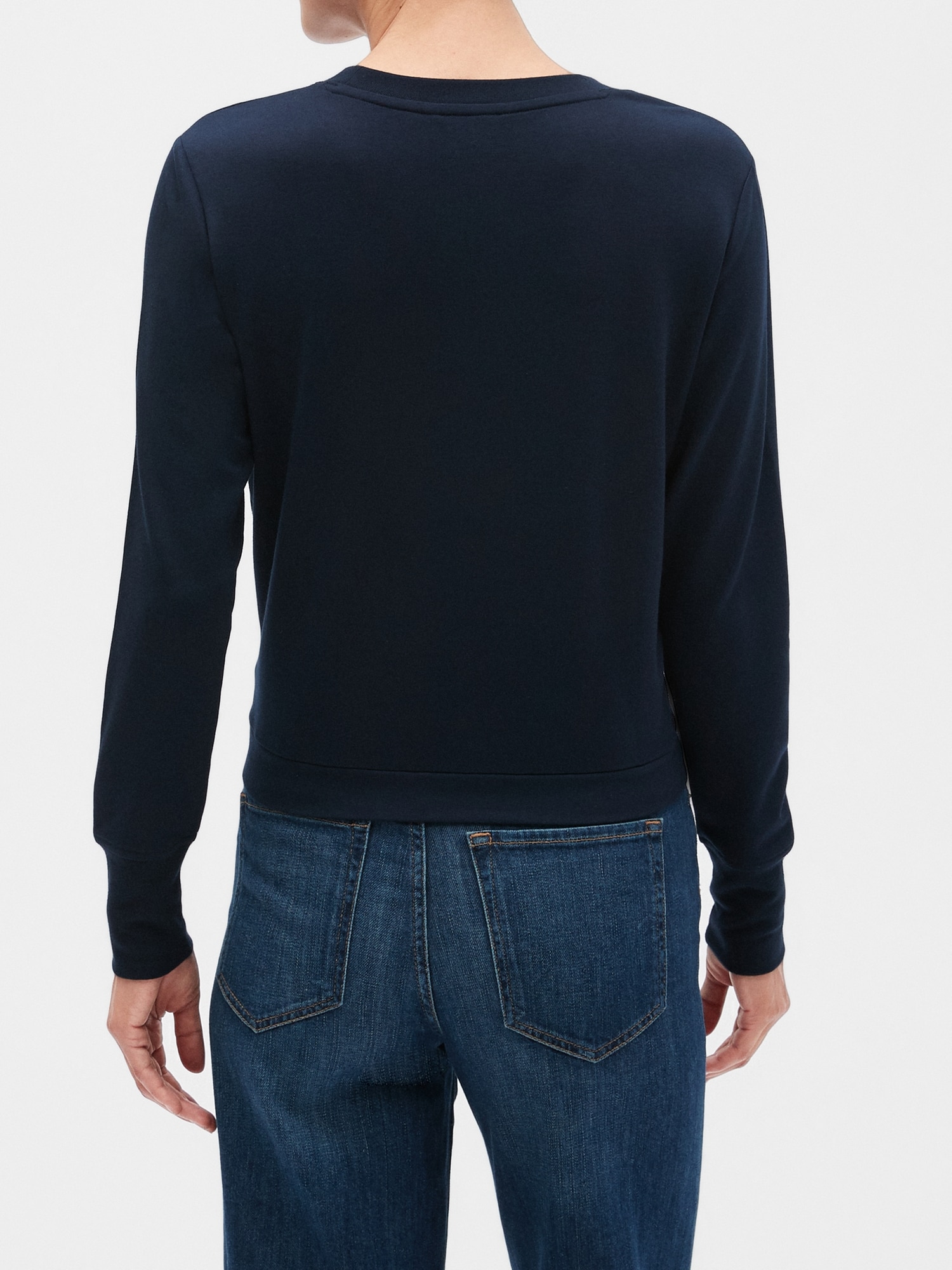 Twist-Front Sweatshirt