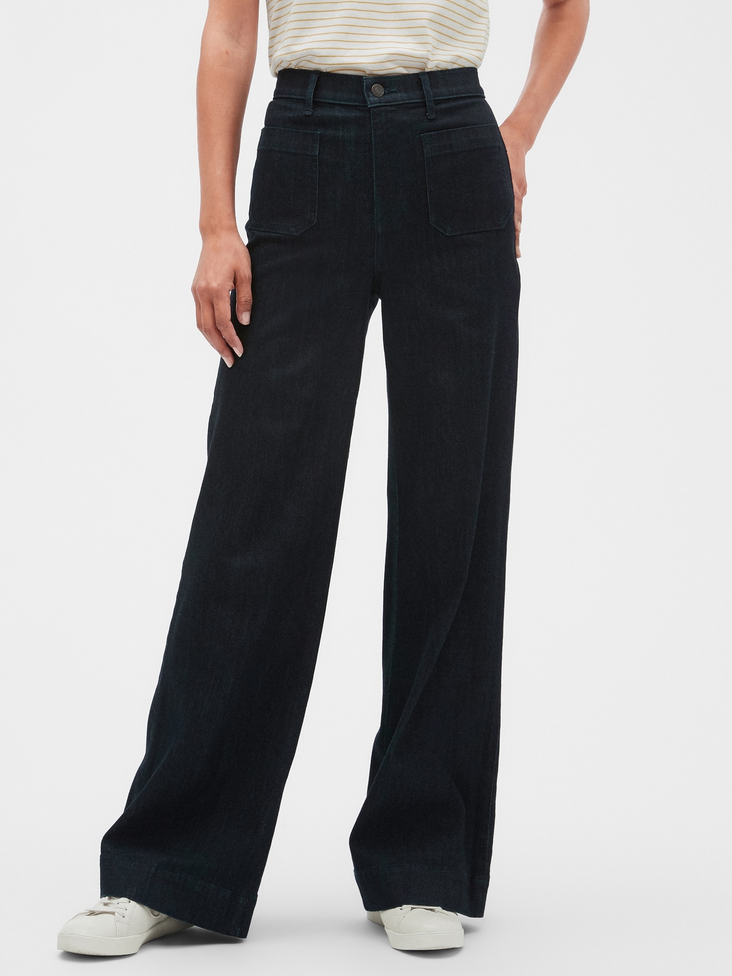 banana republic wide leg jeans