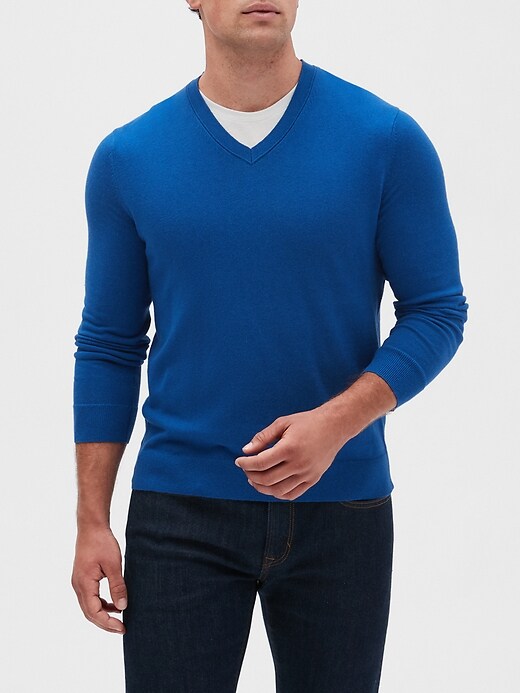 Premium Luxe V Neck Sweater Banana Republic Factory