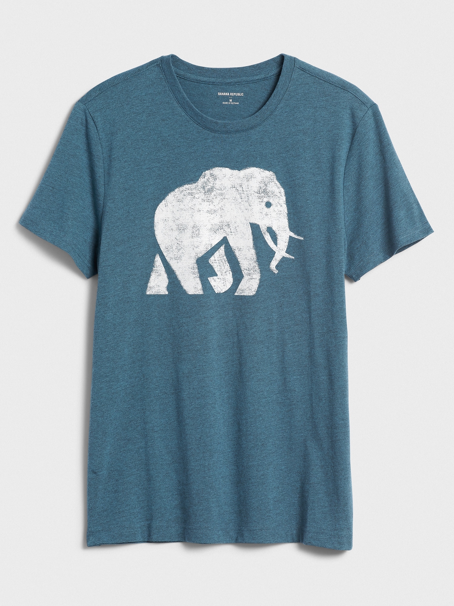 Elephant Logo Graphic T Shirt Banana Republic Factory