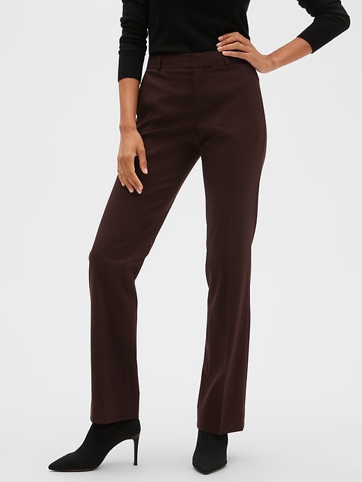burgundy trouser suit women's