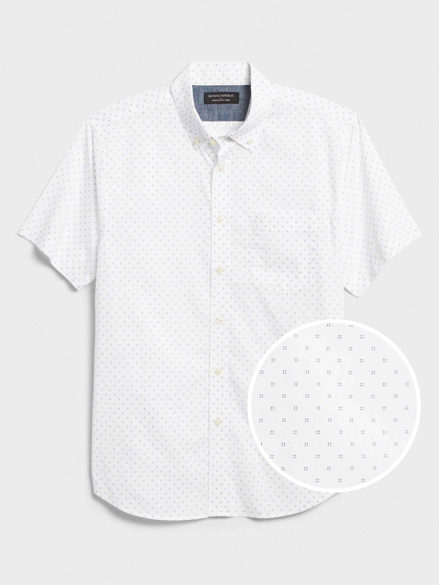 Print SlimFit Soft Wash Shirt Banana Republic Factory