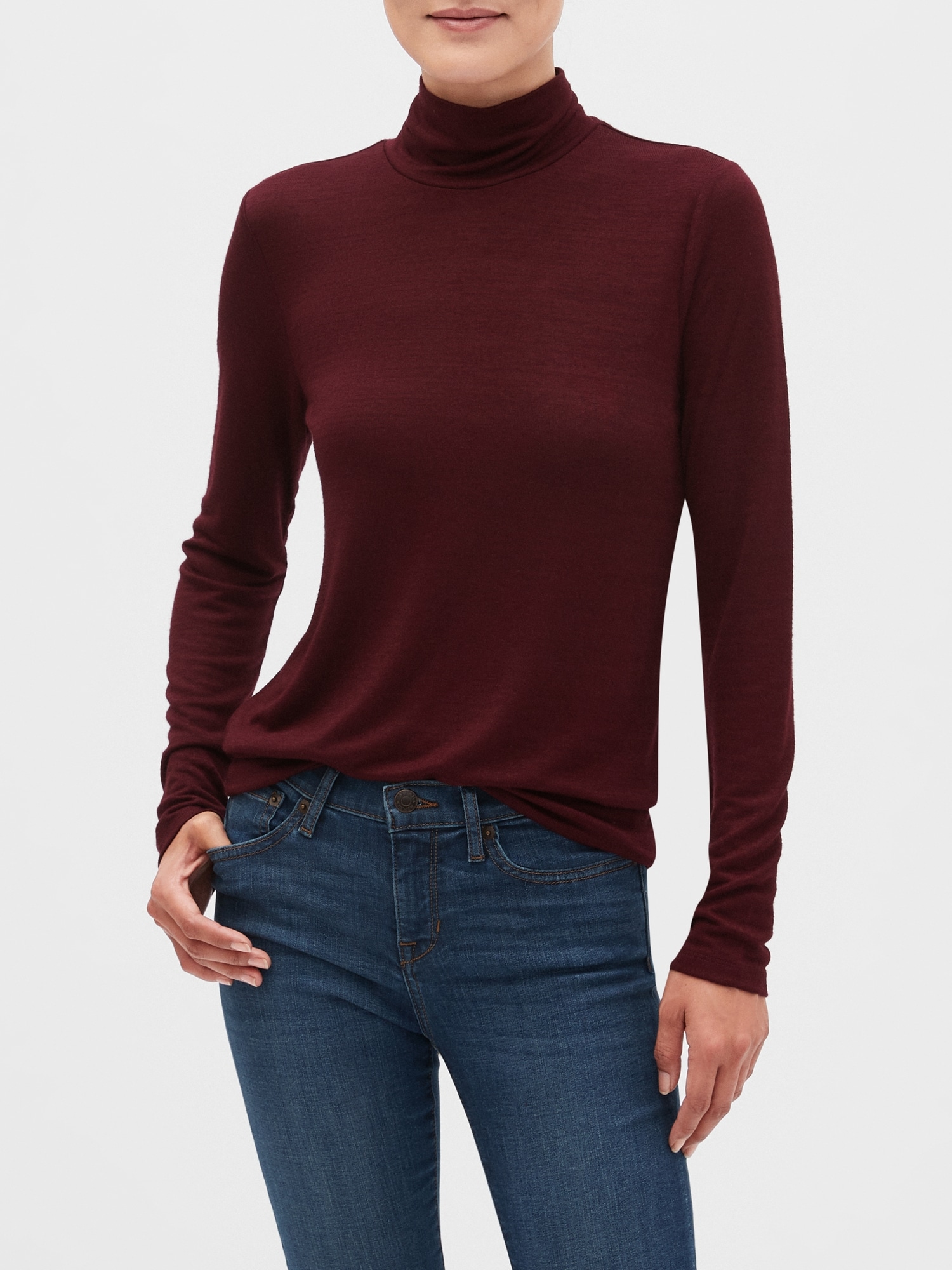 LuxeSpun Turtleneck Banana Republic Factory