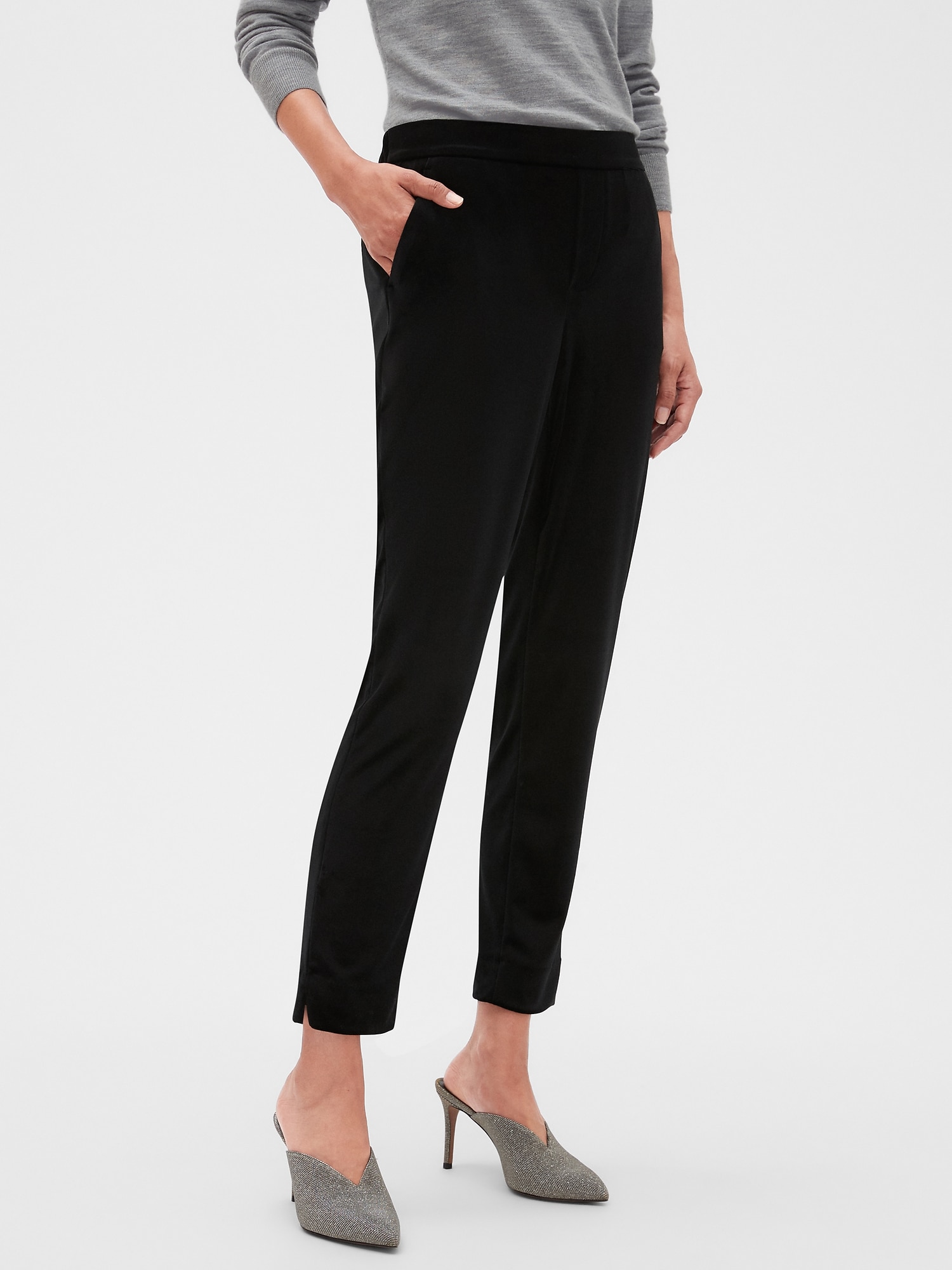 banana republic velvet pants