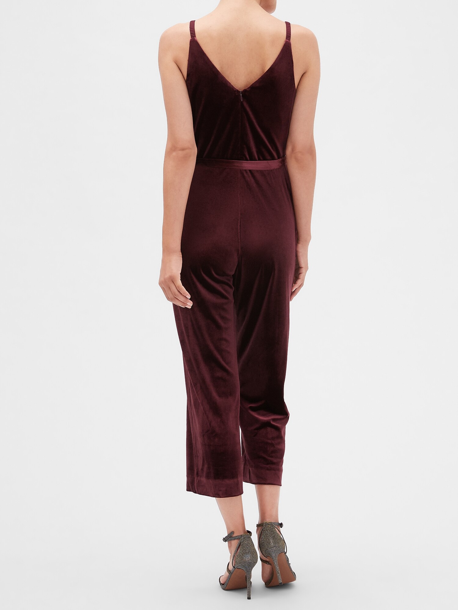 gap velvet jumpsuit