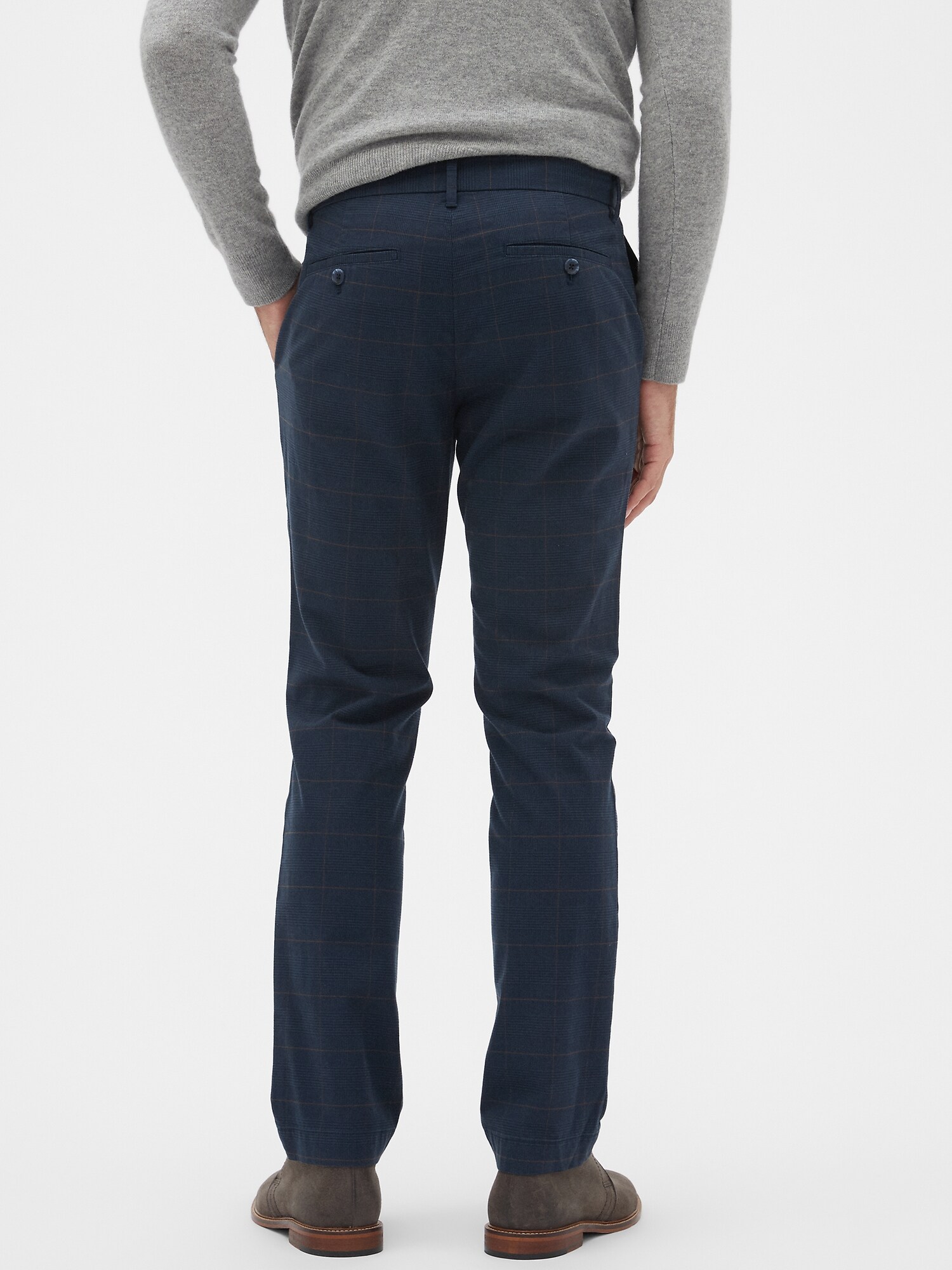 Aiden Slim-Fit Stretch Glenn Plaid Pant | Banana Republic Factory