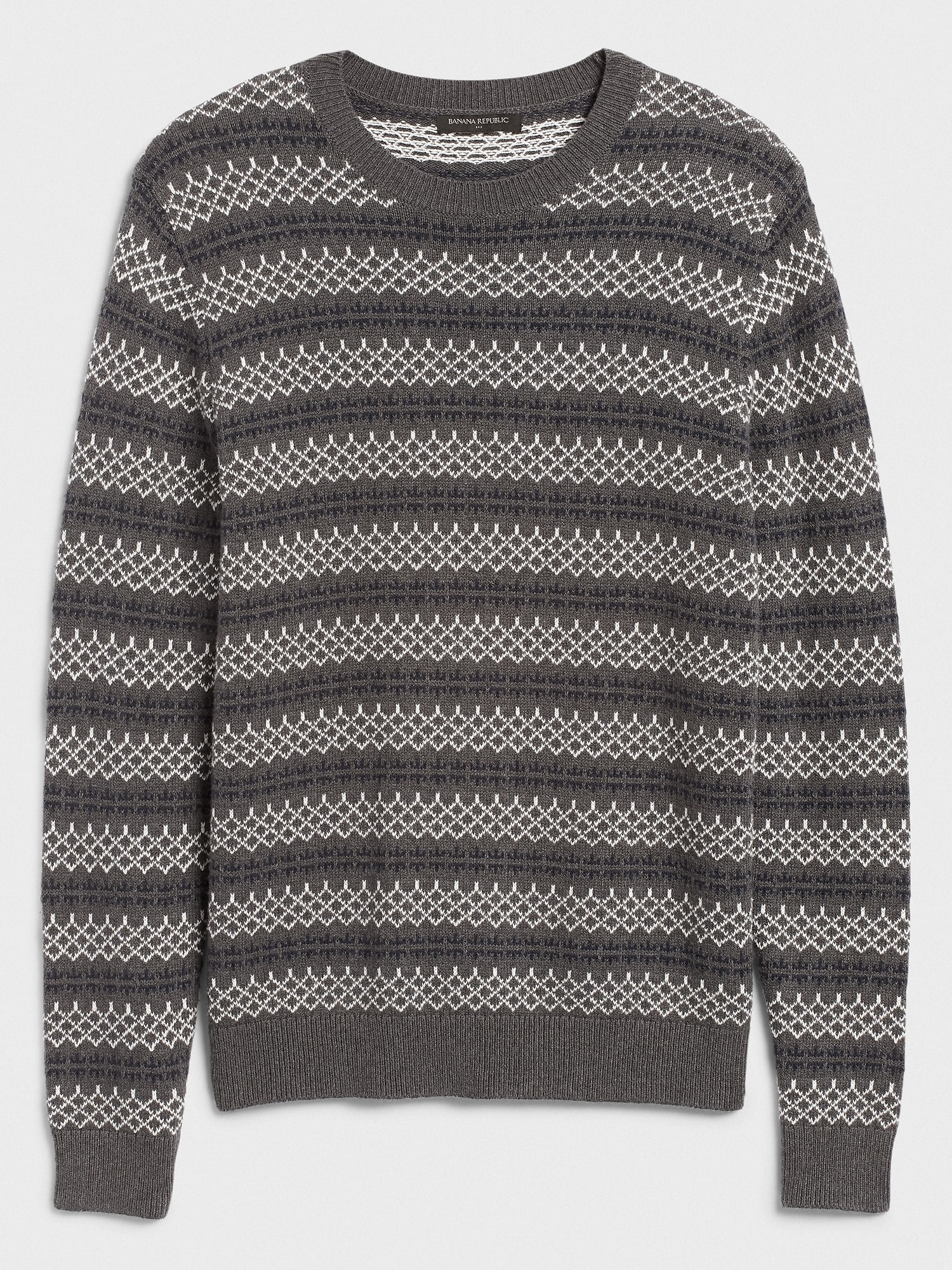 Fair Isle Crew-Neck Sweater