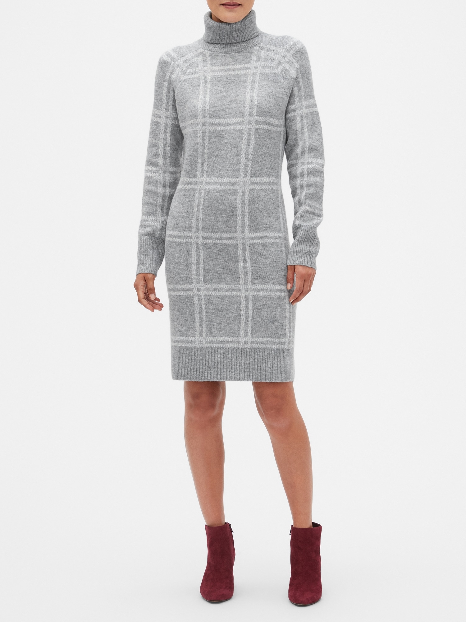 banana republic turtleneck sweater dress