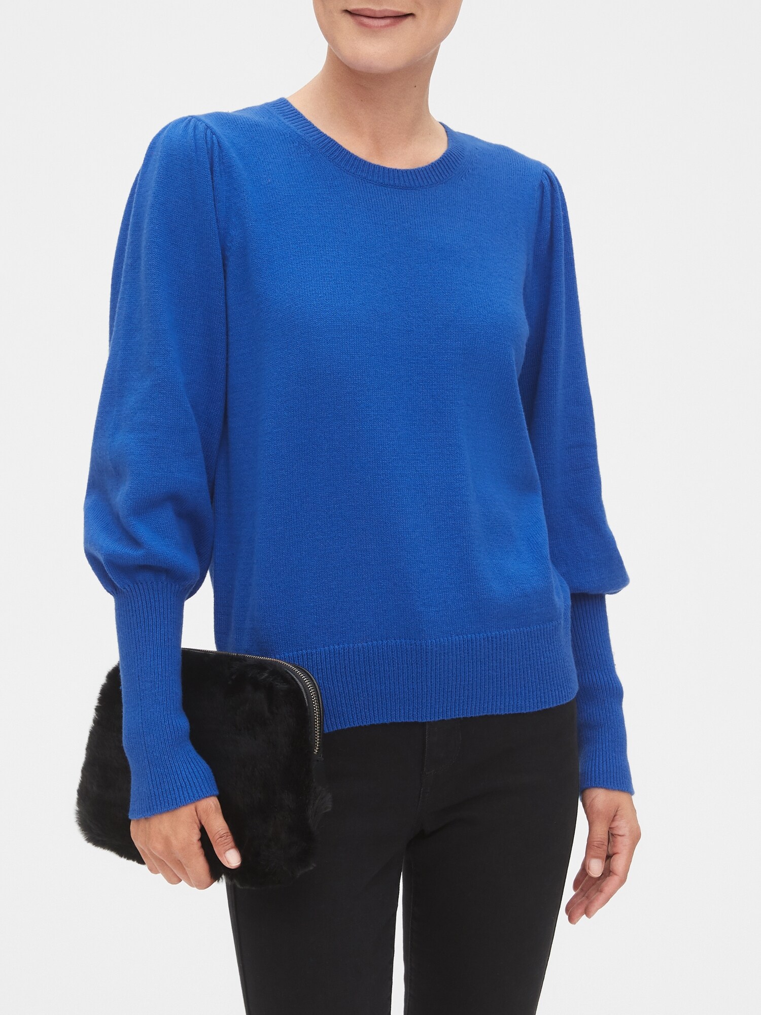 Pull Col Ras Du Cou à Manches Ottoman INC - Taille XL - Viscose Et Nylon - Neuf Avec étiquettes