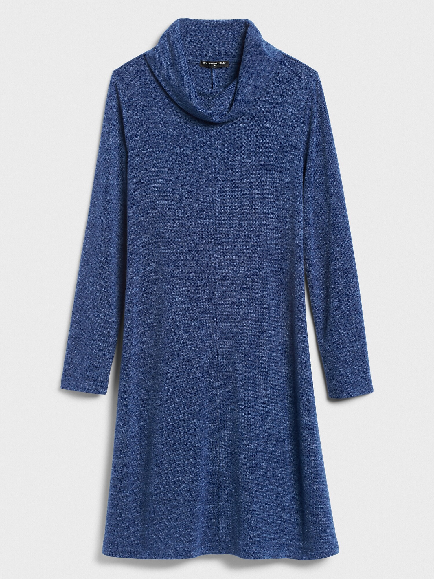 Petite Cozy Cowl-Neck Fit-and-Flare Sweater Dress