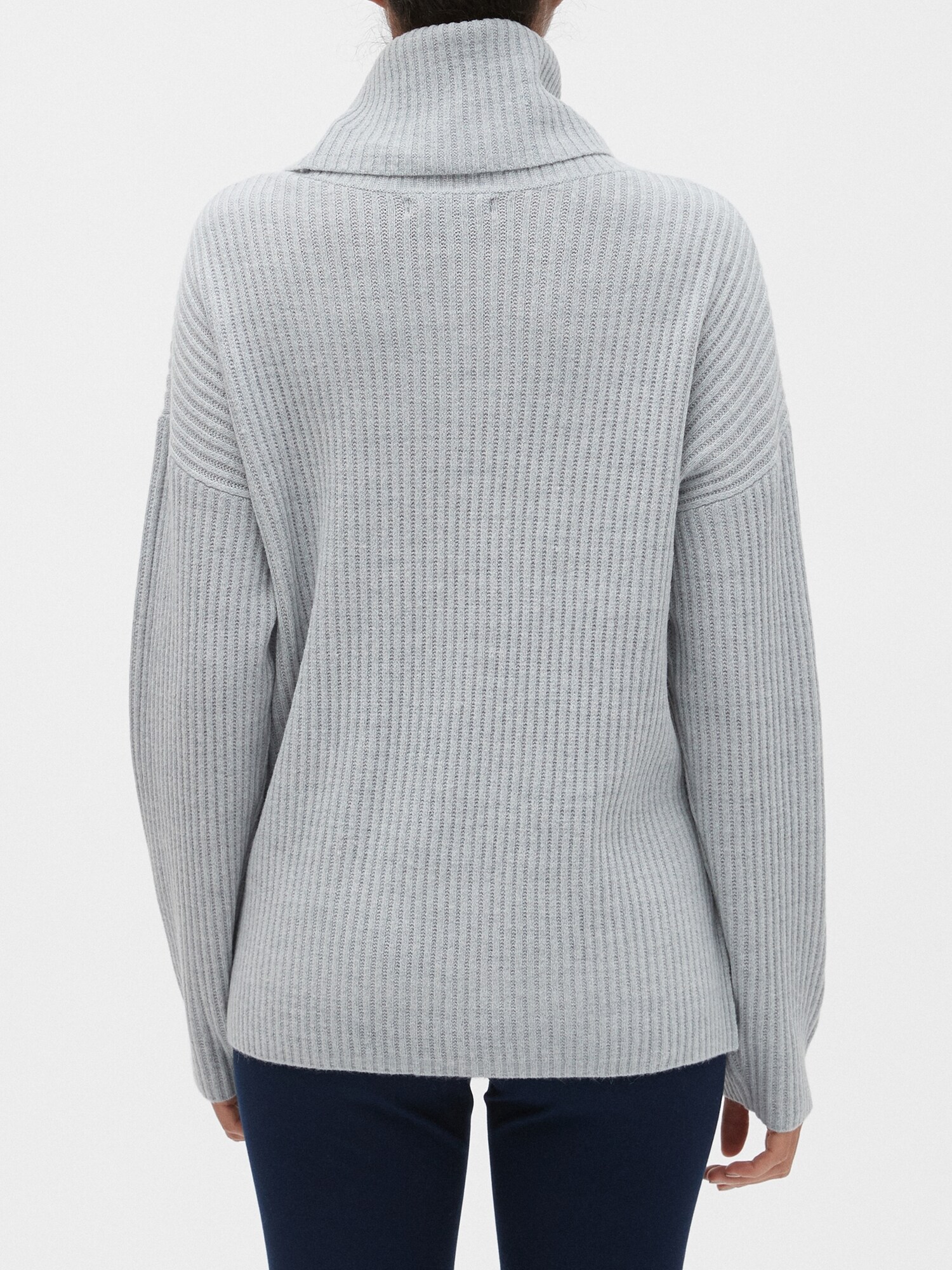Ribbed Oversized Cowl-Neck Sweater | Banana Republic Factory