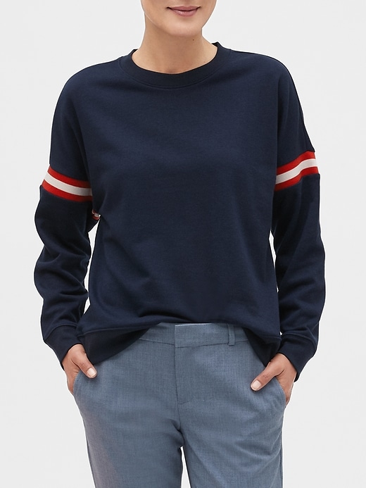 Petite Varsity Sweatshirt | Banana Republic Factory