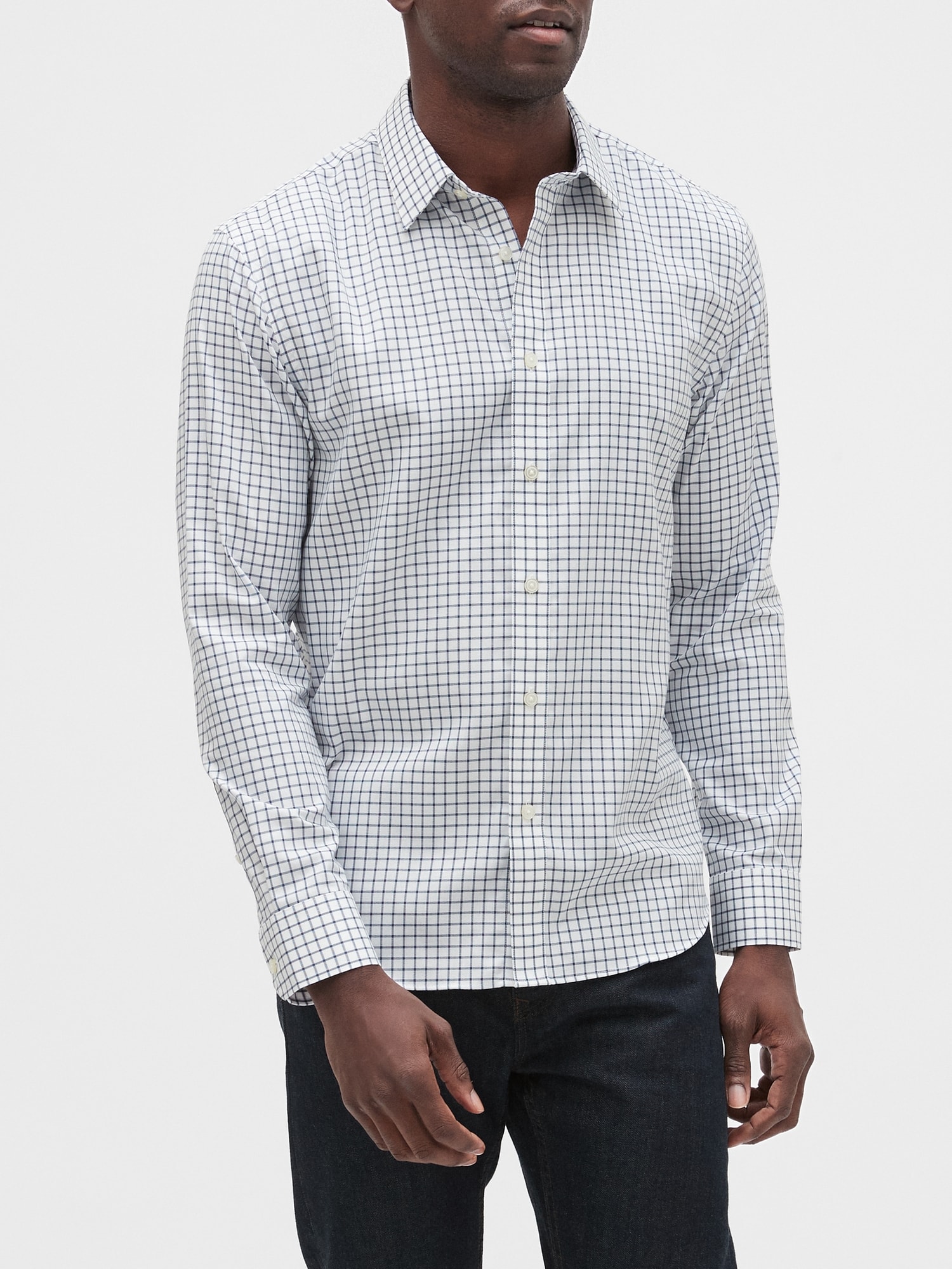 slim fit untucked dress shirts