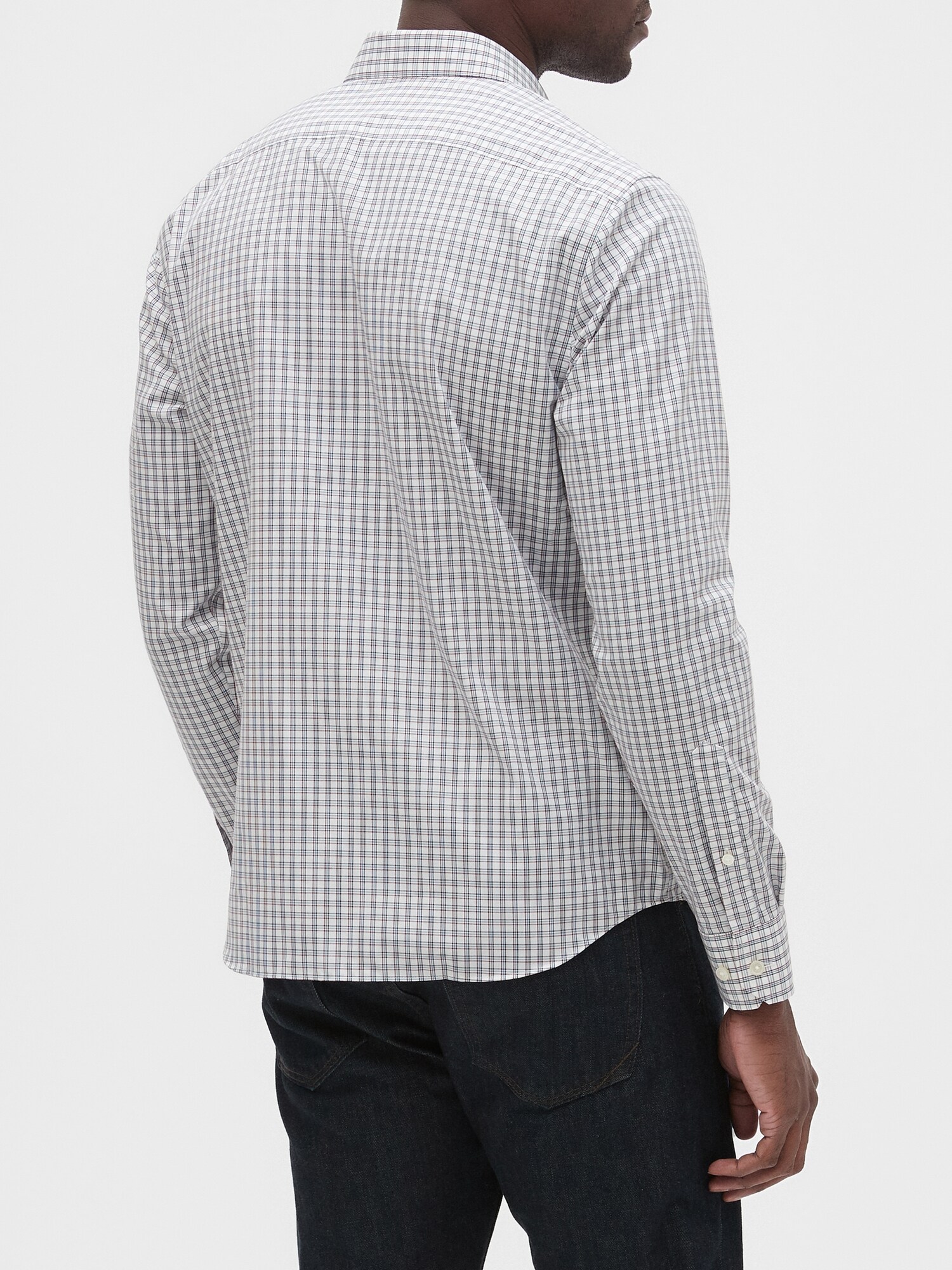 SlimFit Untucked NonIron Shirt Banana Republic Factory