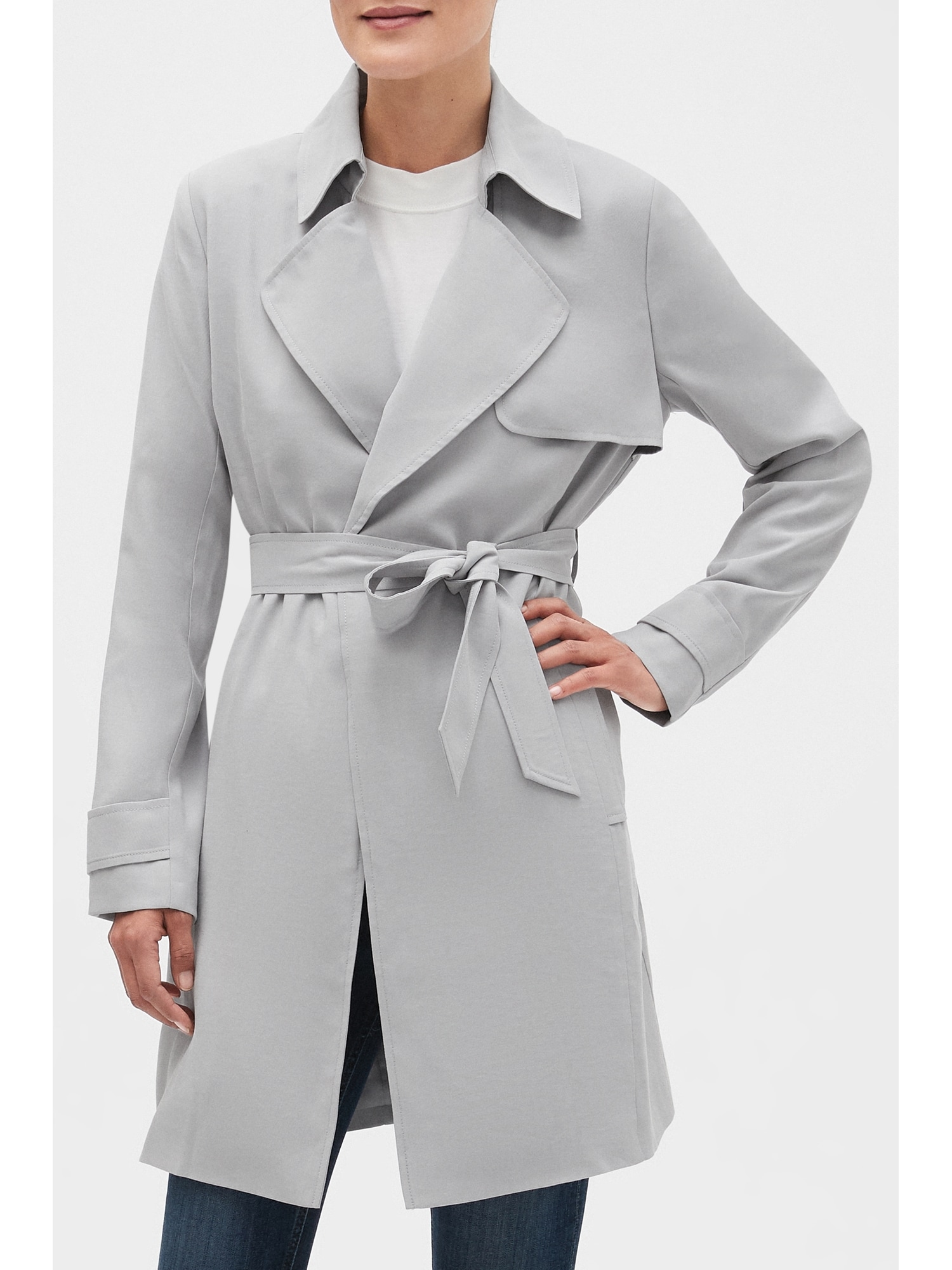 gap factory trench coat