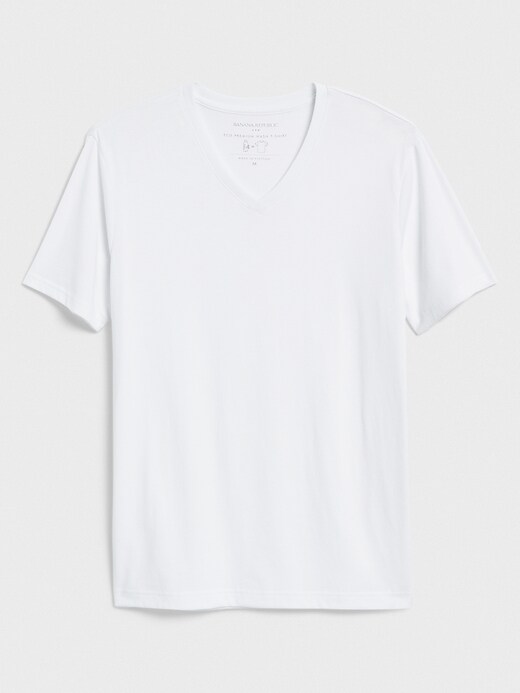 banana republic premium wash tee v neck
