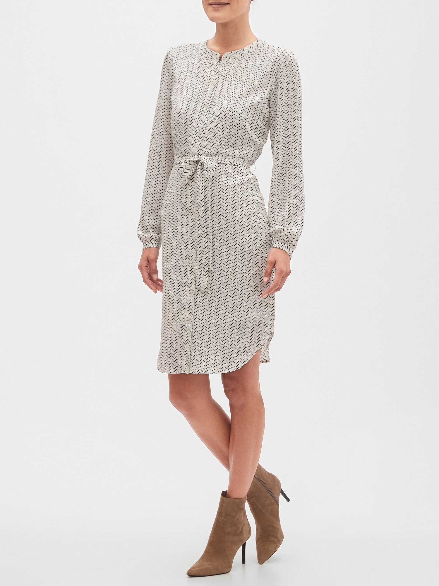 petite blouson dress