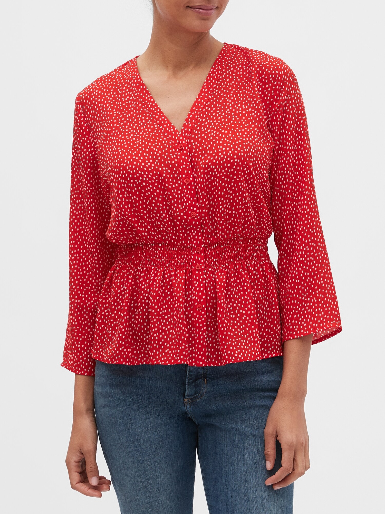 smocked-waist-blouse-banana-republic-factory