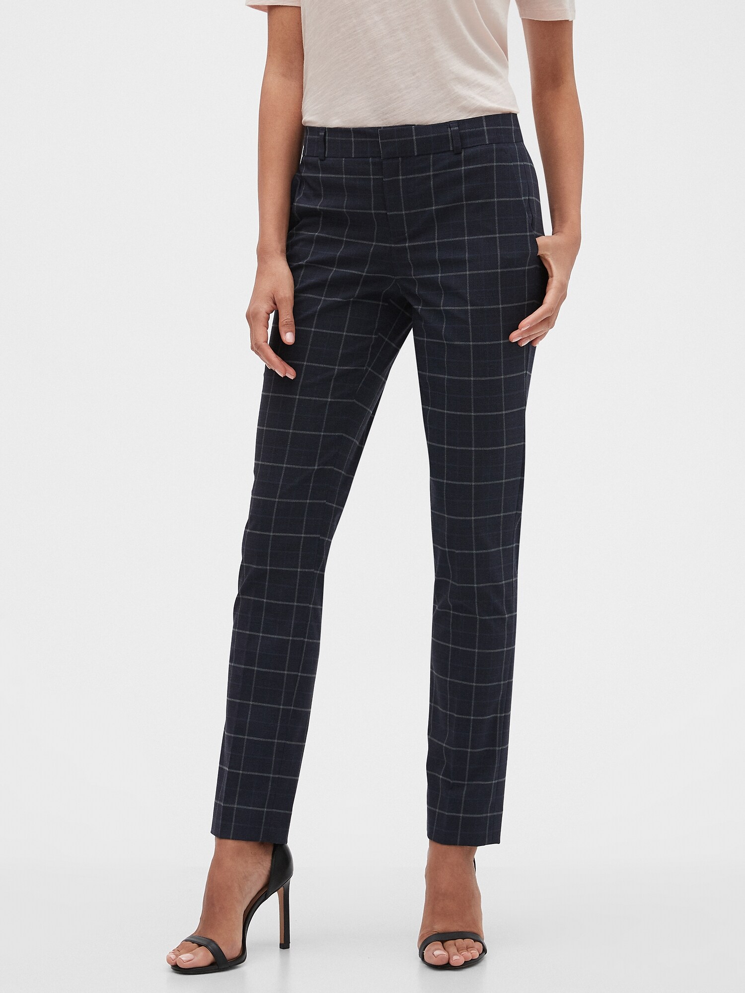 banana republic checkered pants