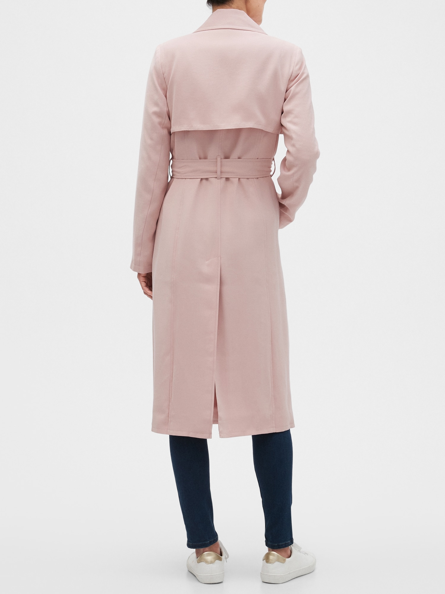 Long Soft Trench Coat