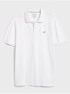 birdseye organic cotton pique polo