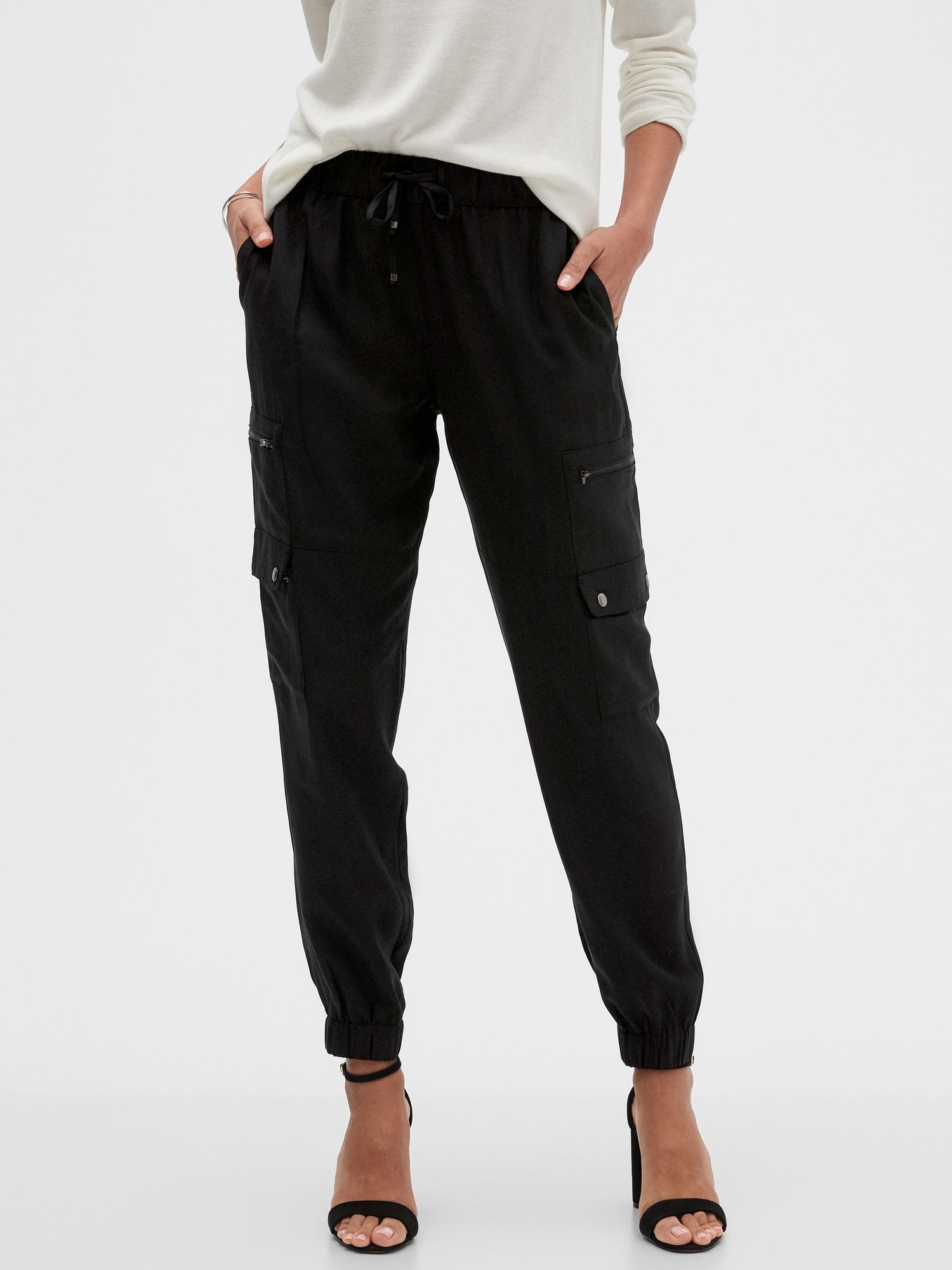 banana republic tencel soft cargo pant