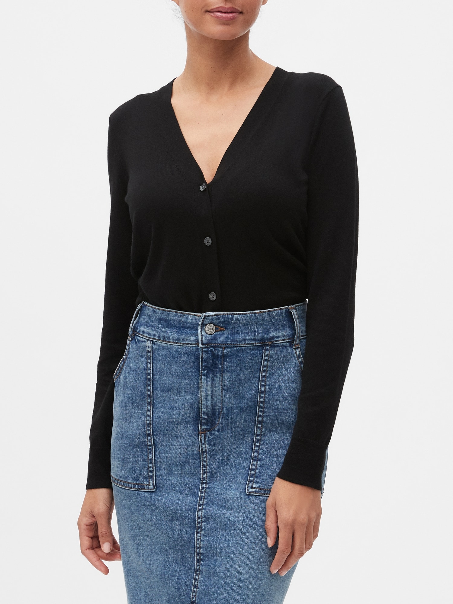 banana republic cardigan petite