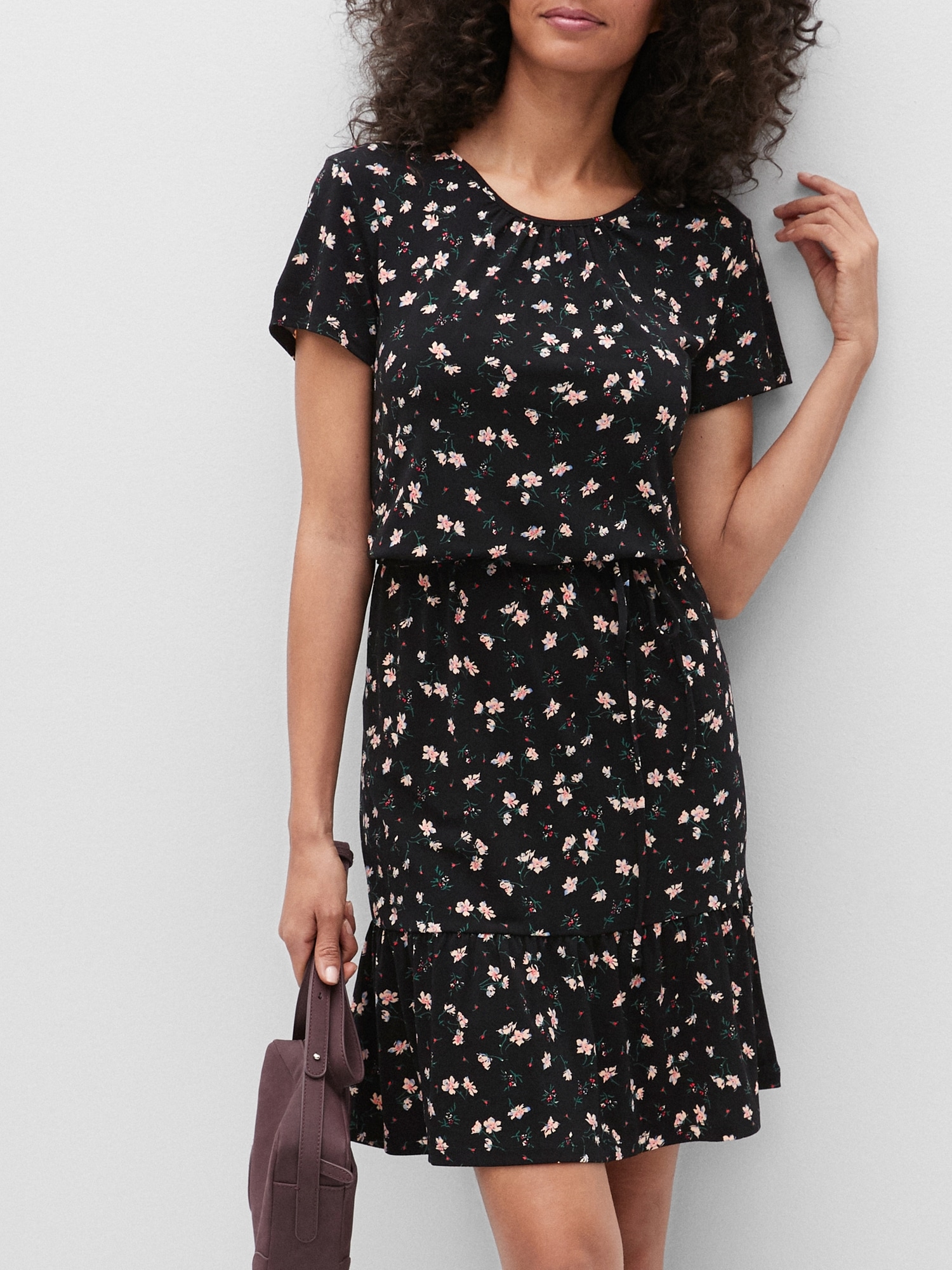 t shirt fit and flare dress