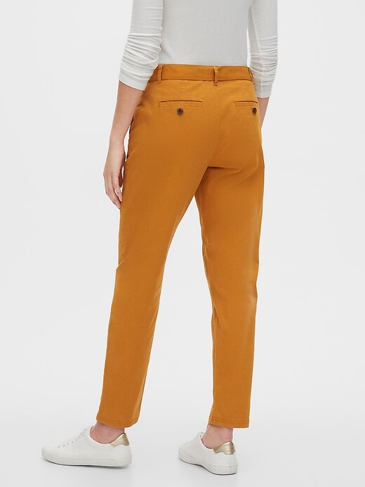 Petite Chino Tie Waist Pant