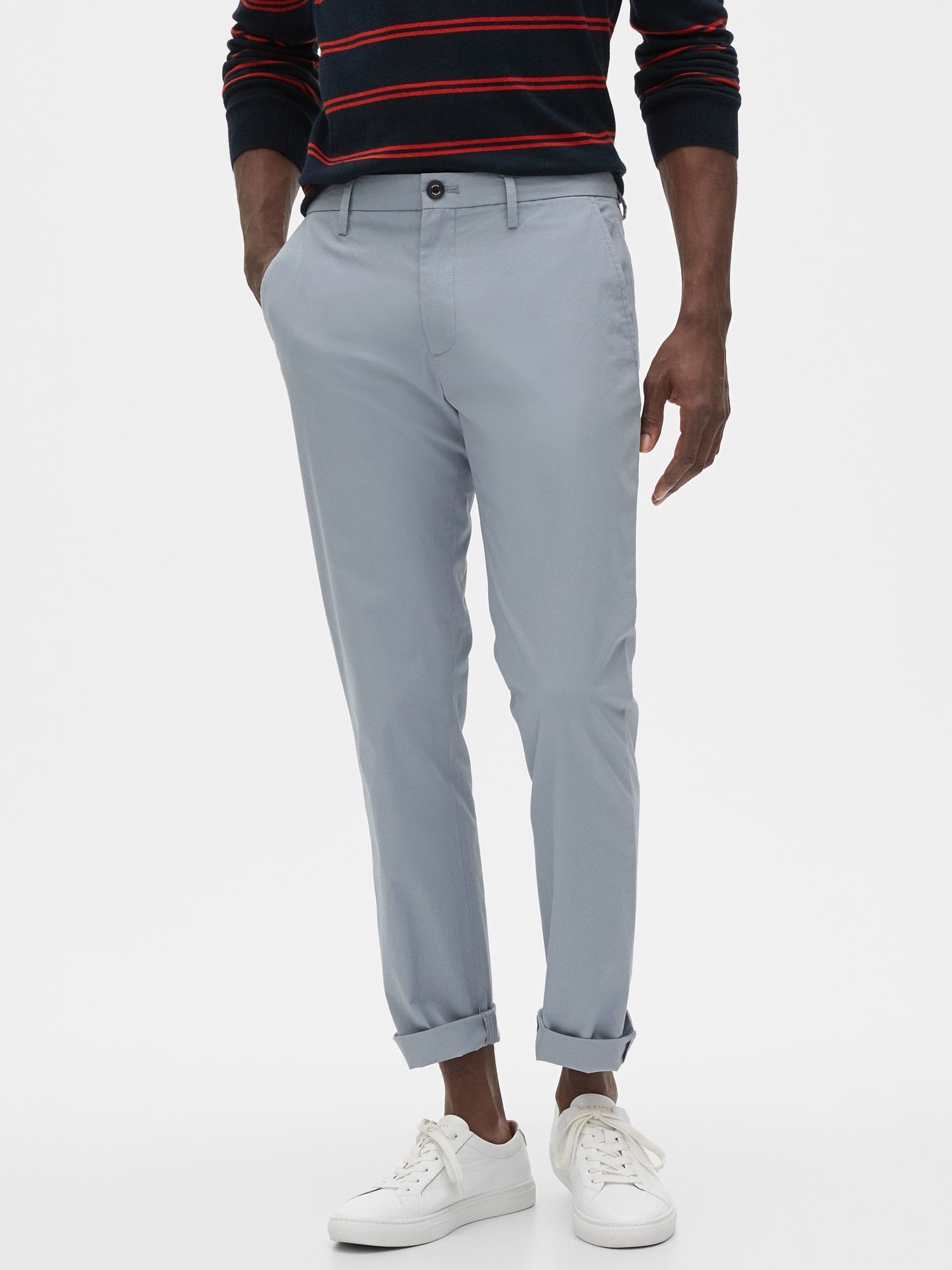Aiden Slim-Fit Stretch Summer-Weight Chino | Banana Republic Factory