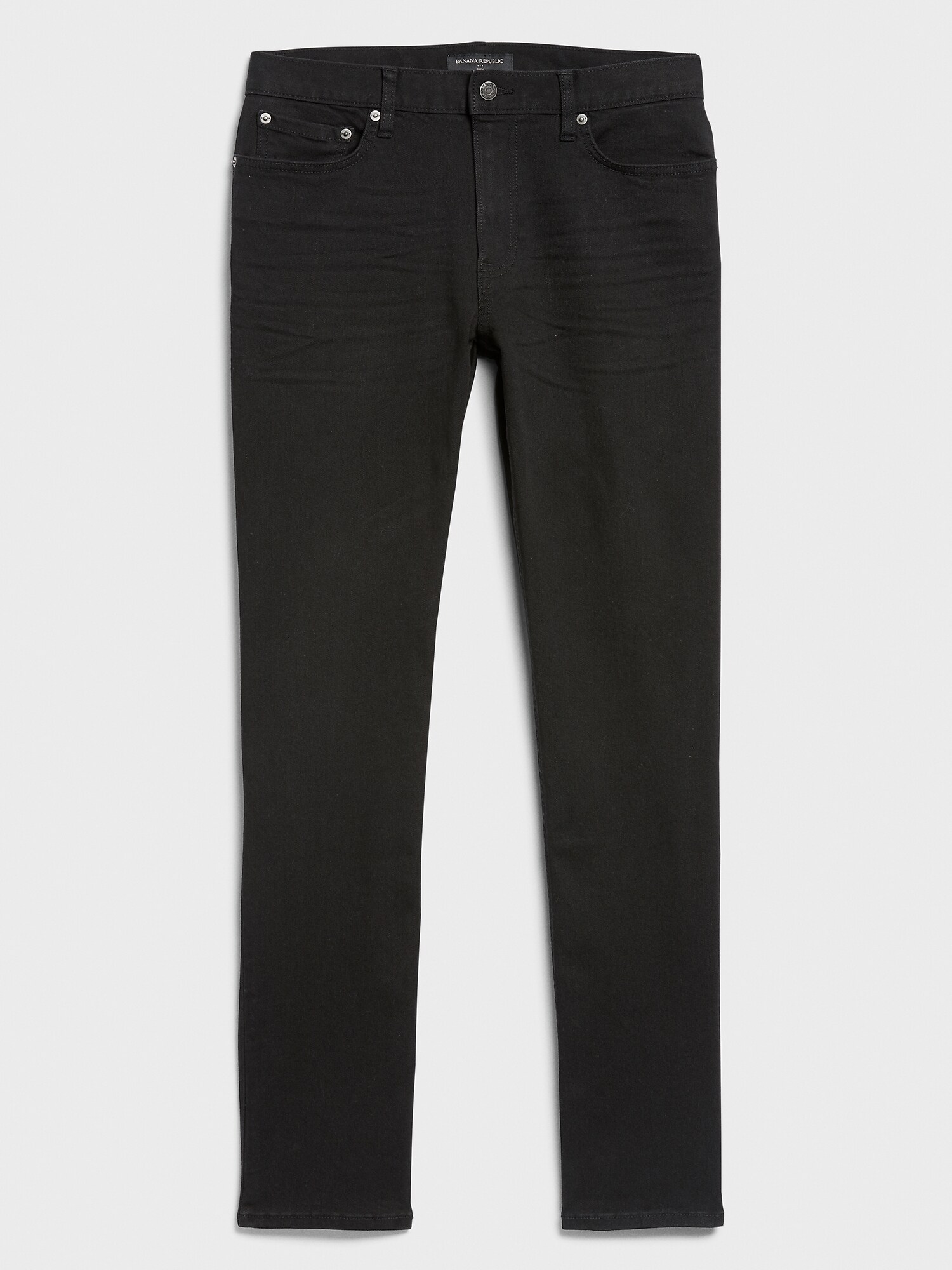 washed black stretch skinny jeans