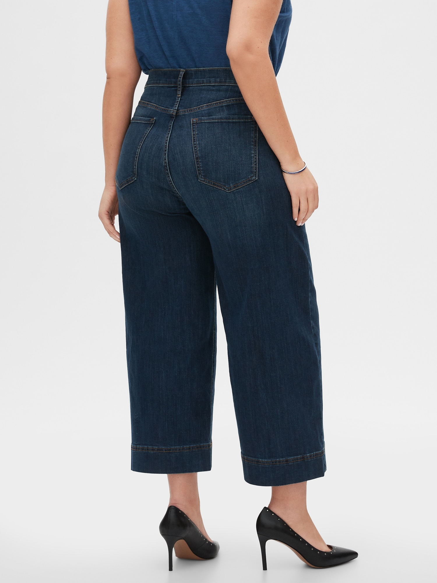 curvy crop jeans