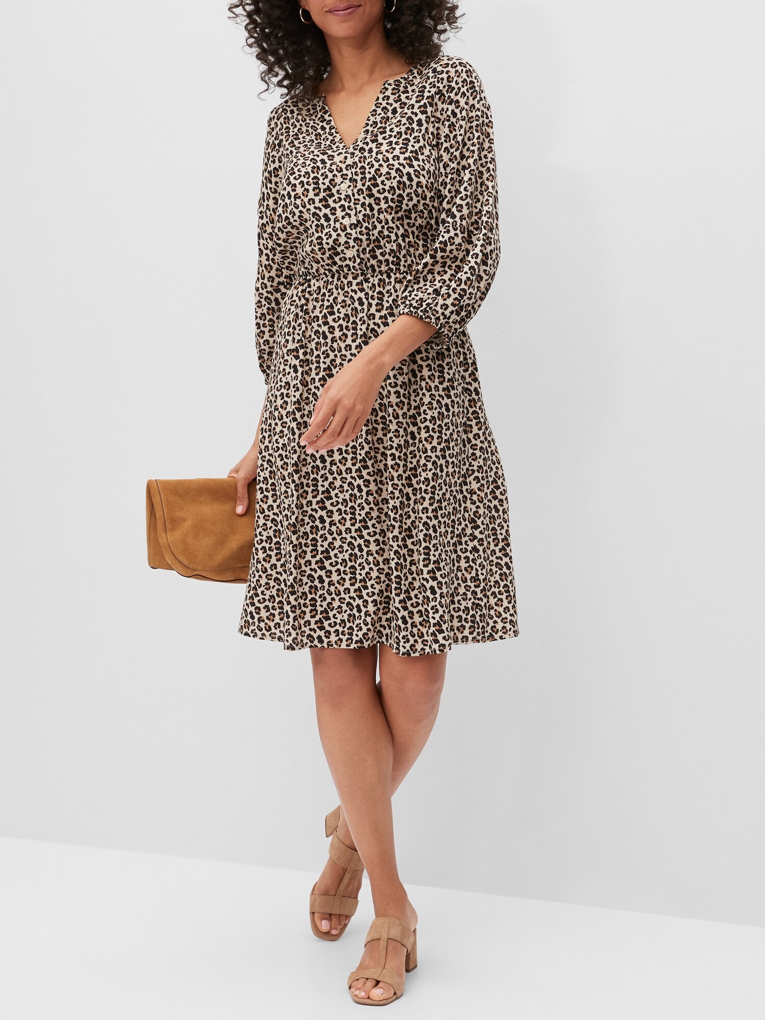 balloon sleeve dress banana republic